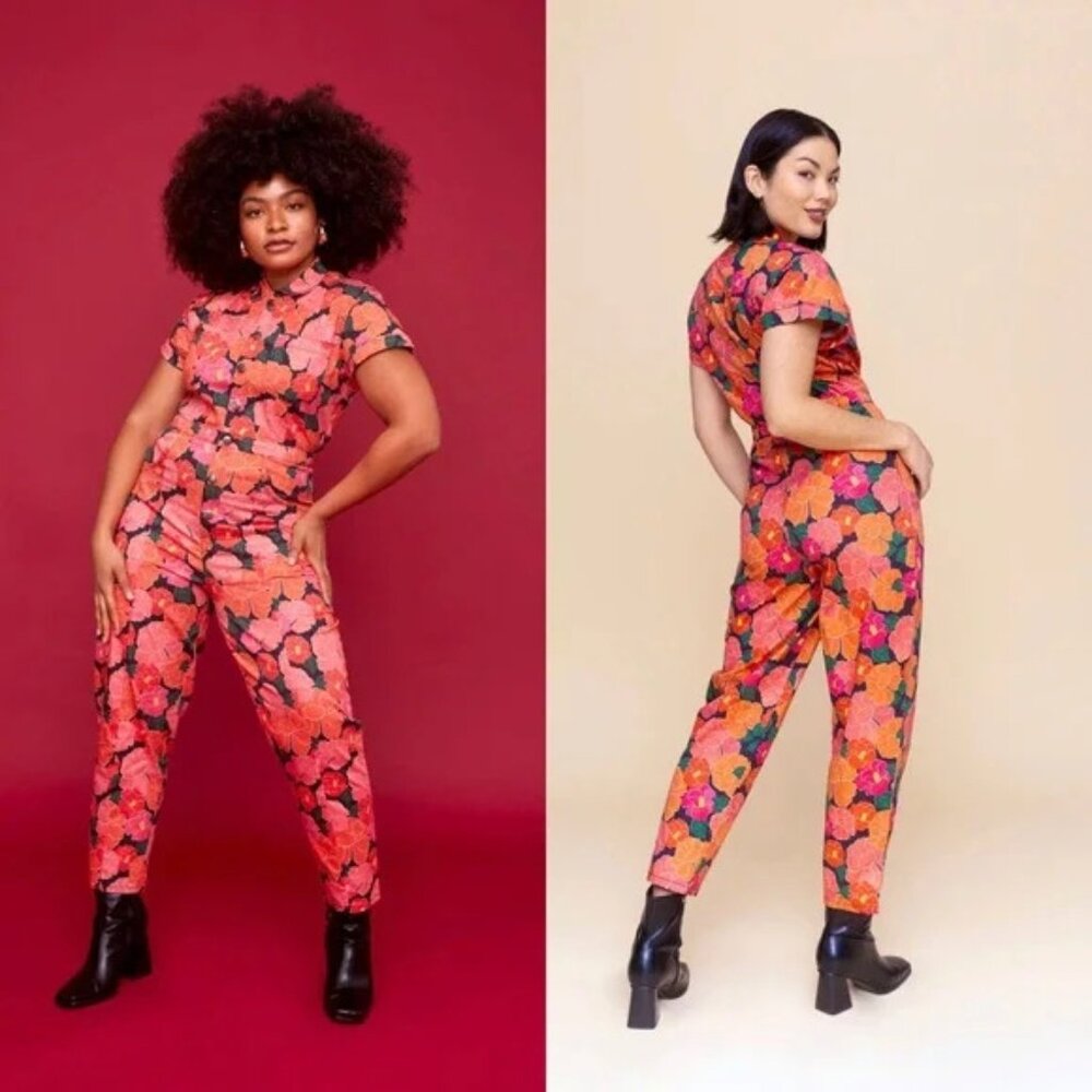 Mixed by Nasrin Ruby Jumpsuit